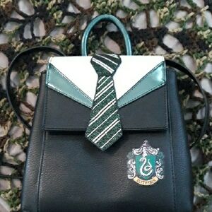 Slytherin Themed Black and Green Backpack